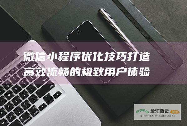 微信小程序优化技巧 打造高效流畅的极致用户体验 (微信小程序优缺点)