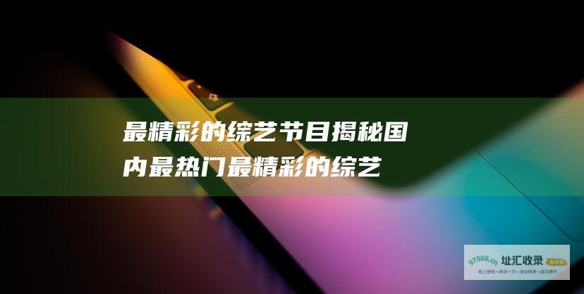 最精彩的综艺节目 揭秘国内最热门 (最精彩的综艺节目)