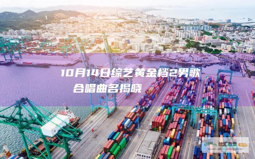 10月14日综艺黄金档2男歌手合唱曲名揭晓