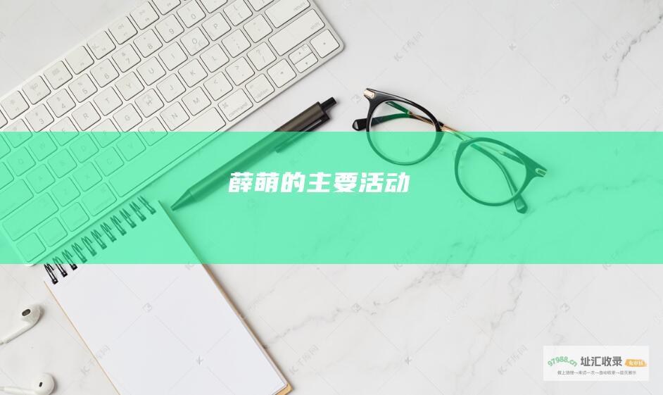 薛萌的主要活动