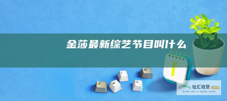 金莎最新节目叫什么