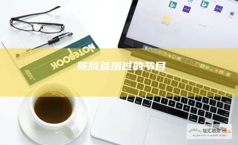 陈晓参加过的节目