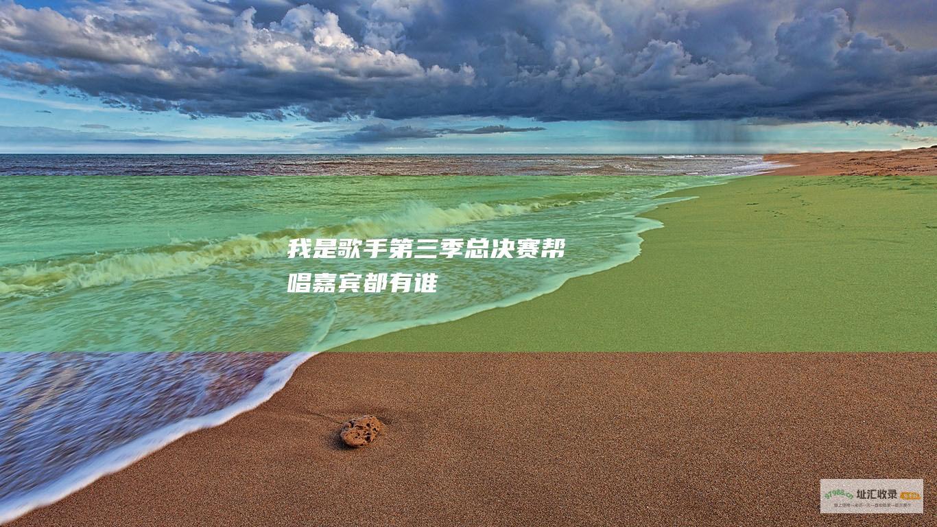 第三季总决赛帮唱嘉宾都有谁