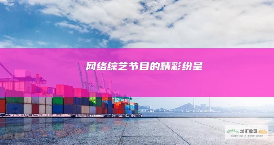 网络的精彩纷呈