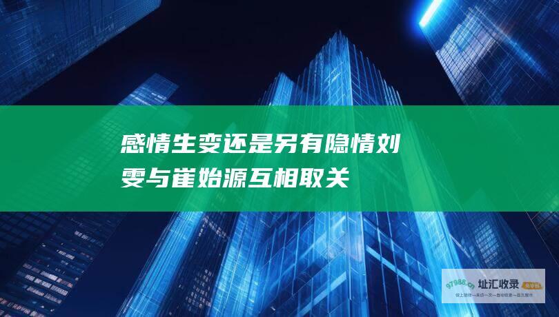 感情生变还是另有隐情 刘雯与崔始源互相取关