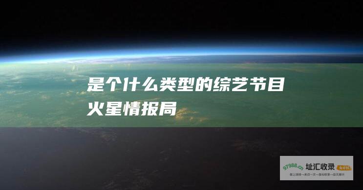 是个什么类型的节目
