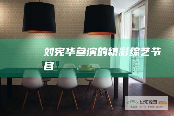 刘宪华参演的精彩综艺节目