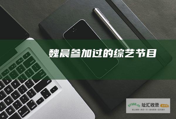 魏晨参加过的综艺节目
