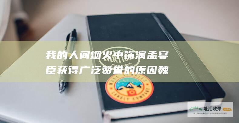 我的人间烟火 中饰演孟宴臣获得广泛赞誉的原因 魏大勋在