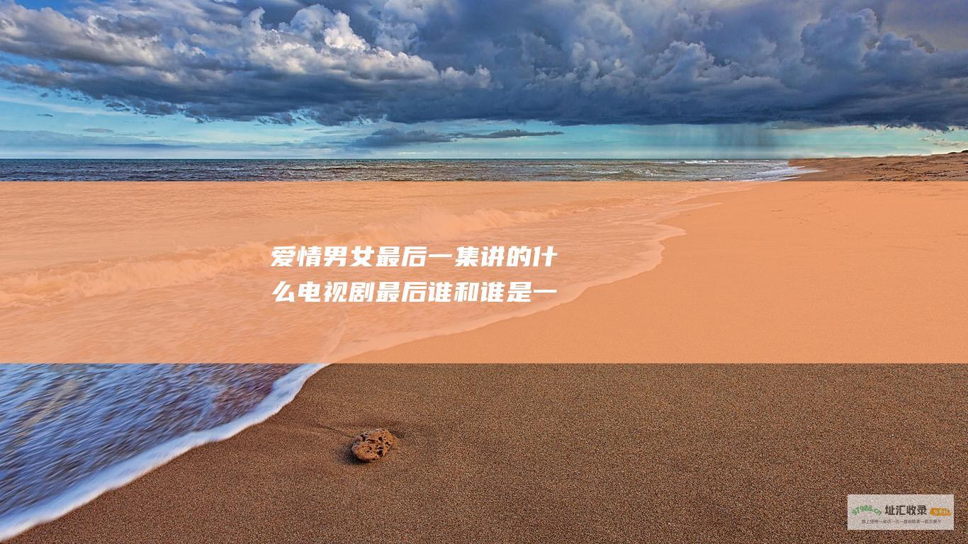 爱情男女 最后一集讲的什么 电视剧 最后谁和谁是一对啊