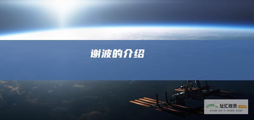 谢波的介绍