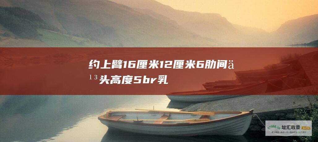 约上臂1 6厘米 12厘米 6肋间 乳头高度5 br 乳头位置形成等腰三角形 理想位置 与锁骨中线凹陷处和另一乳头相距约20厘米 胸部位于第2 位于第四肋间 br 基底直径10 2处 br br
