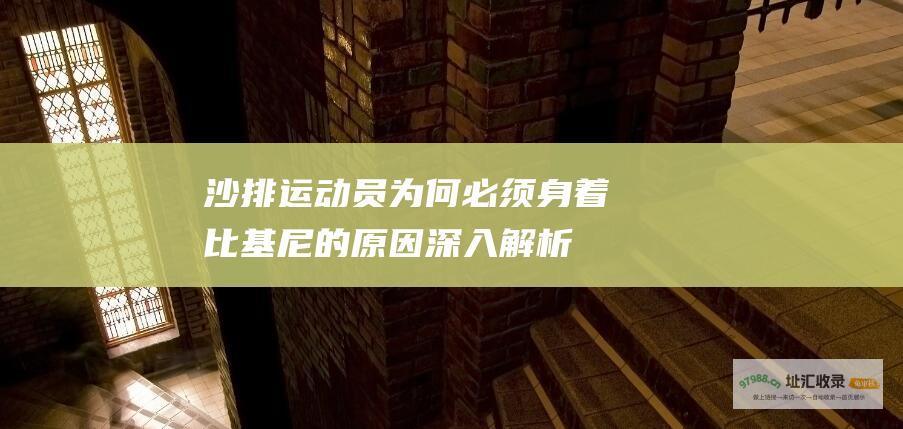 沙排运动员为何必须身着比基尼的原因 深入解析