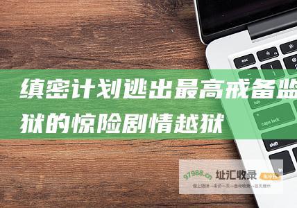 缜密计划逃出最高戒备监狱的惊险剧情 越狱