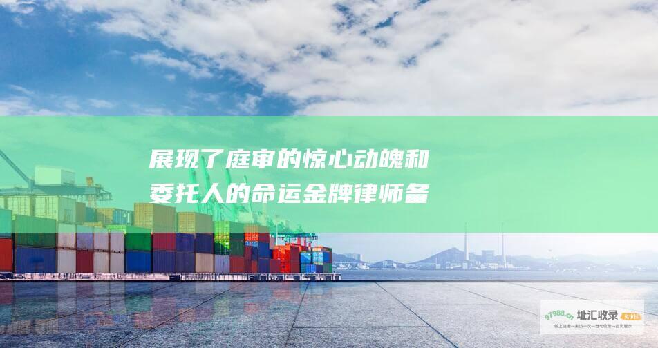 展现了庭审的惊心动魄和委托人的命运金牌律师备