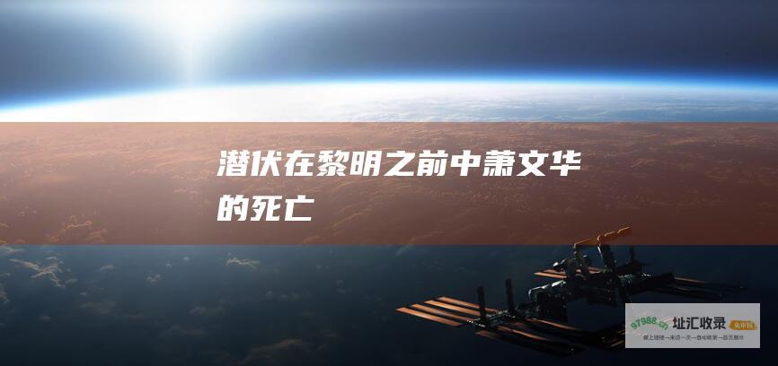 潜伏在黎明之前中萧文华的死亡