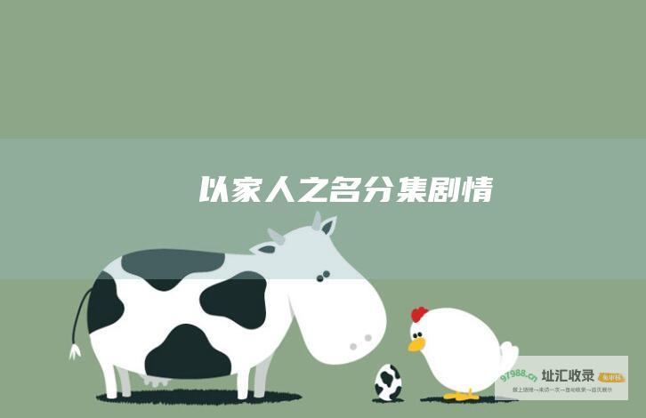 以家人之名分集剧情