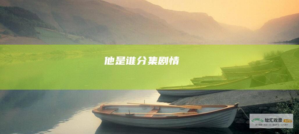 他是谁分集剧情