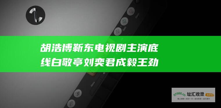 胡浩博靳东电视剧底线白敬亭刘奕君成毅王劲