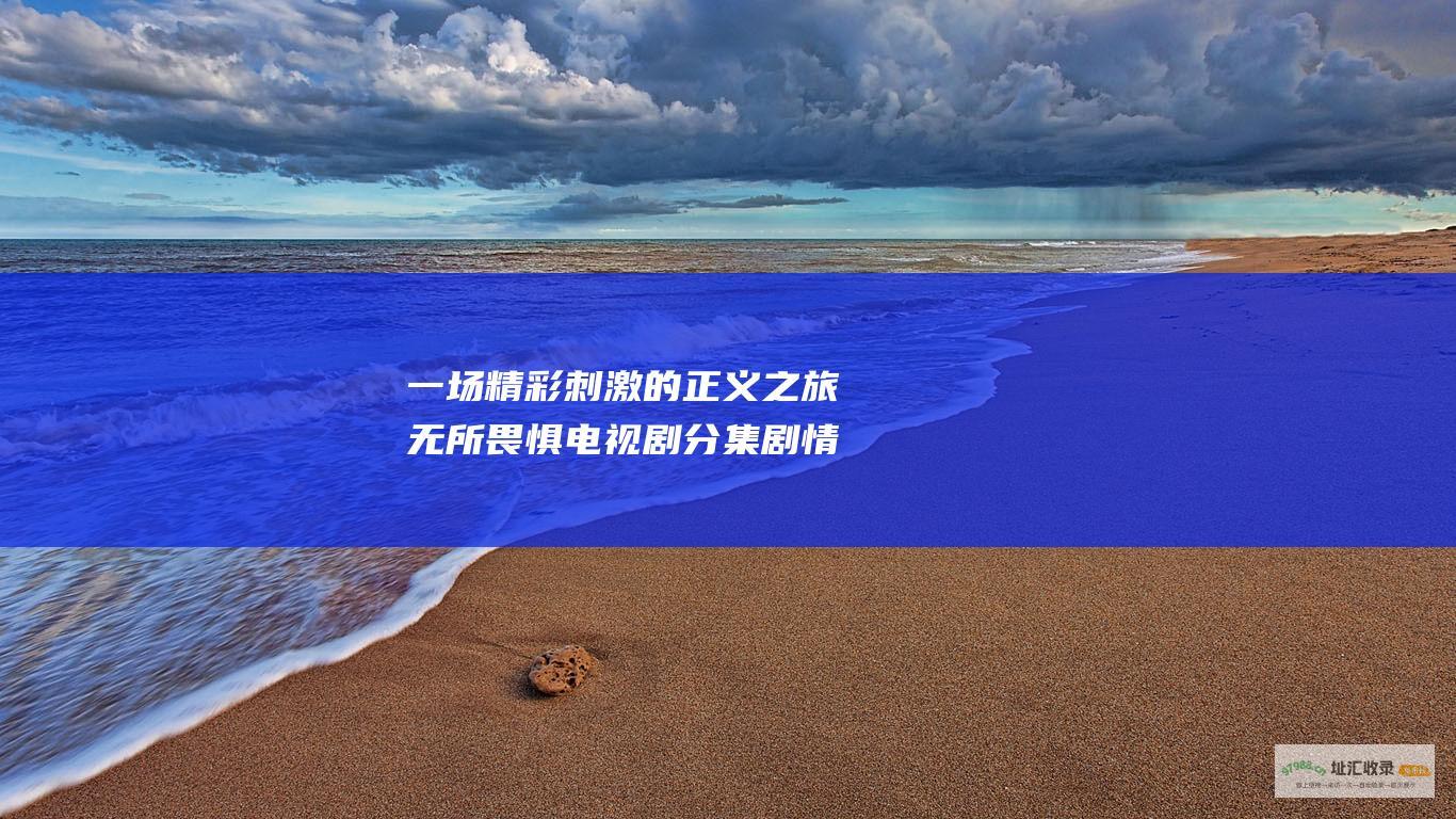 一场精彩刺激的正义之旅无所畏惧电视剧分集剧情