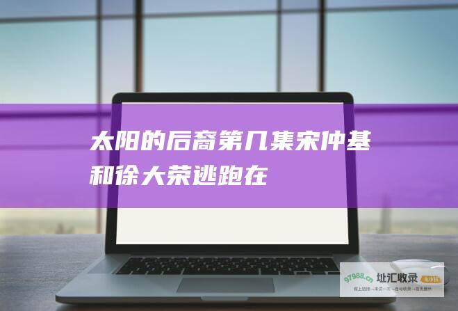 太阳的后裔 第几集 宋仲基和徐大荣逃跑在
