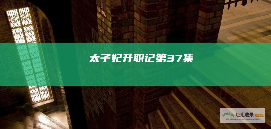 太子妃升职记第37集