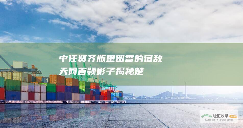 中任贤齐版楚留香的宿敌天网首领影子揭秘楚