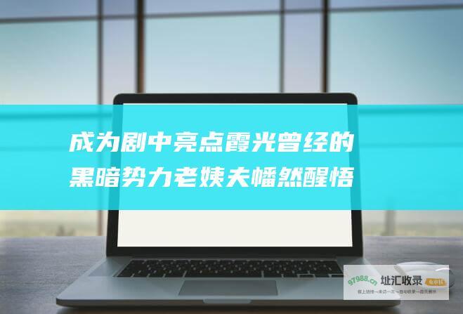 成为剧中亮点霞光曾经的黑暗势力老姨夫幡然醒悟