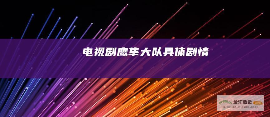电视剧鹰隼大队具体剧情