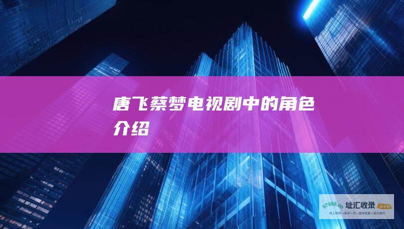 唐飞蔡梦电视剧中的角色介绍