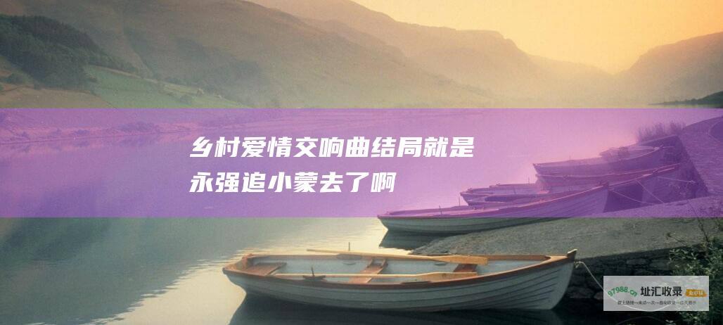 乡村爱情交响曲结局就是永强追小蒙去了啊