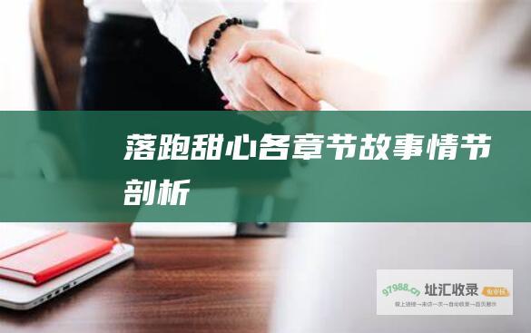 落跑甜心 各章节故事情节剖析