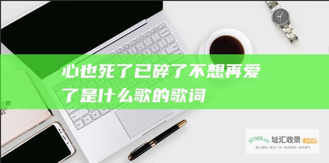 心也死了已碎了不想再爱了是什么歌的歌词