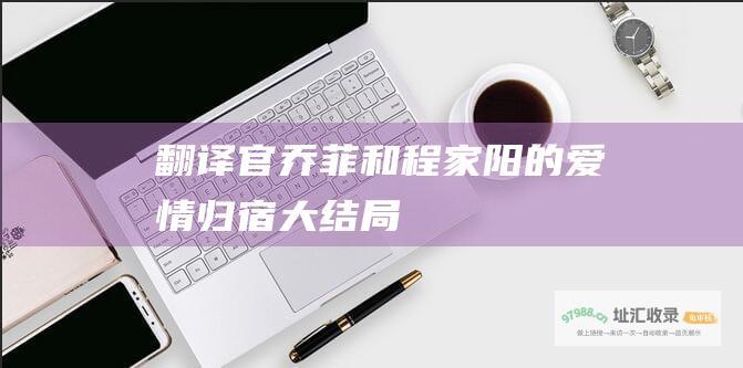 翻译官 乔菲和程家阳的爱情归宿 大结局