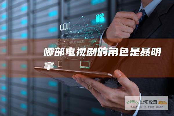 哪部电视剧的角色是聂明宇