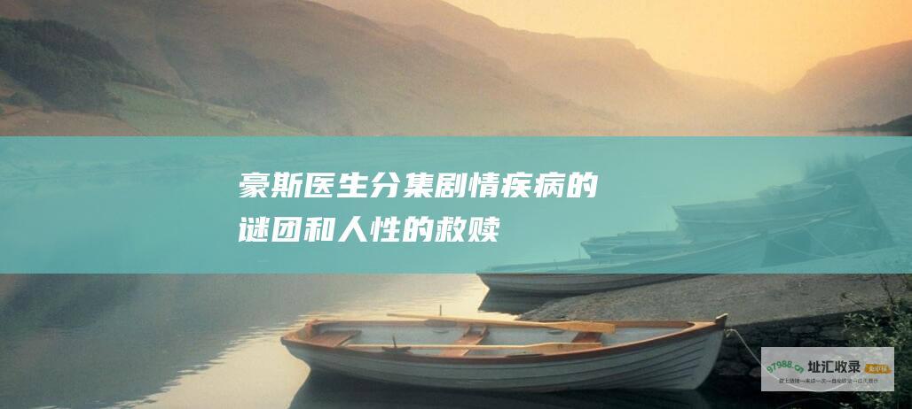 豪斯医生分集剧情 疾病的谜团和人性的救赎