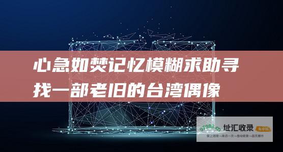 心急如焚记忆模糊求助寻找一部老旧的台湾偶像
