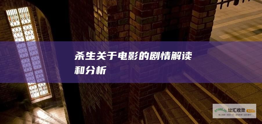 杀生 关于 电影的剧情解读和分析