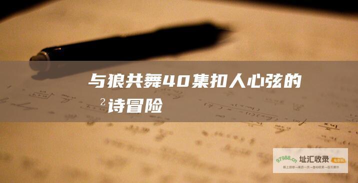 与狼共舞 40集扣人心弦的史诗冒险