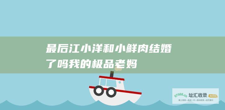 最后江小洋和小鲜肉结婚了吗 我的极品老妈