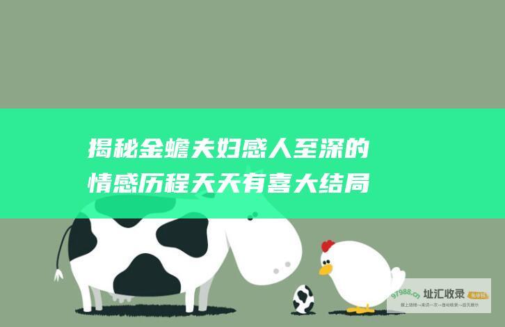 揭秘金蟾夫妇感人至深的情感历程 天天有喜大结局