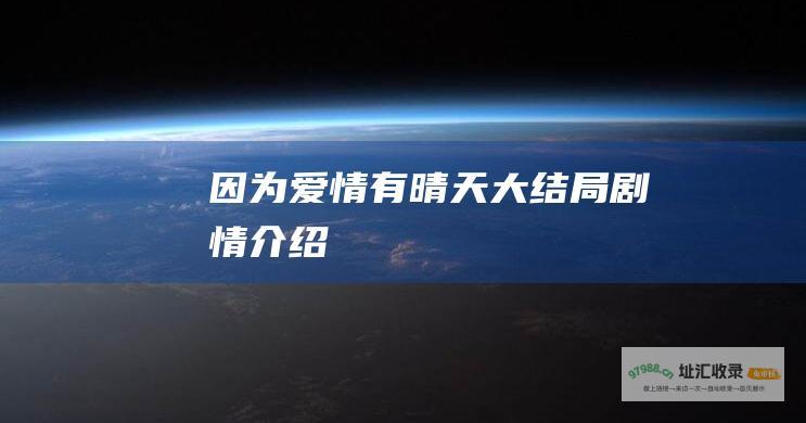 因为爱情有晴天大结局剧情介绍