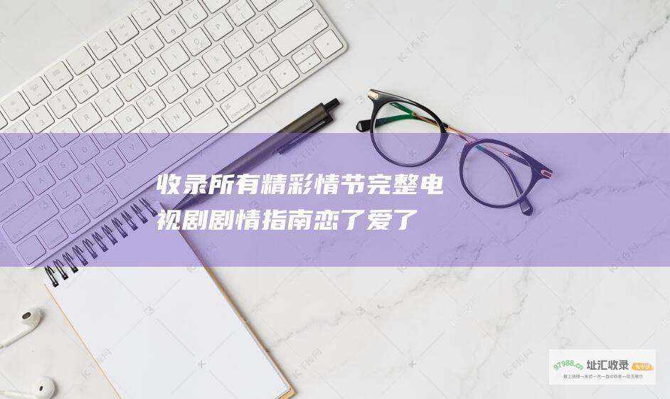 收录所有精彩情节 完整电视剧剧情指南 恋了爱了