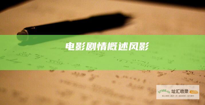 电影剧情概述 风影