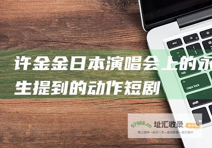 许金金日本演唱会上的永生提到的动作短剧