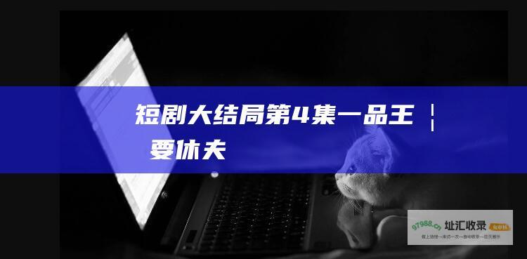 短剧大结局第4集一品王妃要休夫