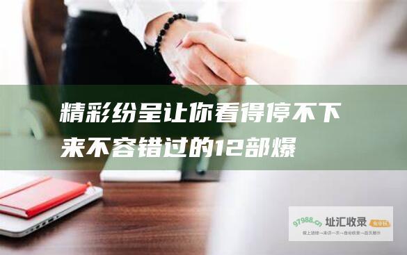 精彩纷呈让你看得停不下来不容错过的12部爆