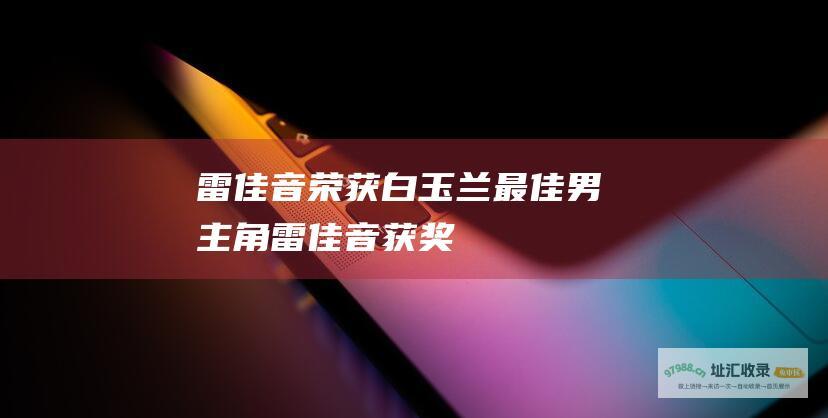 雷佳音荣获白玉兰最佳男主角雷佳音获奖