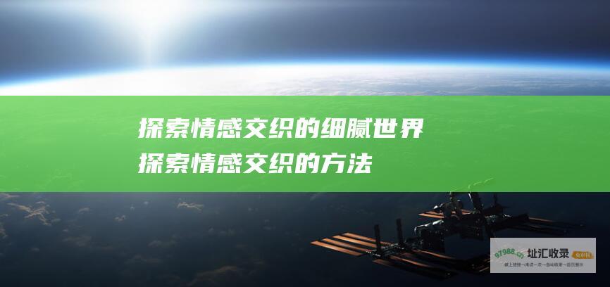 探索情感交织的细腻世界 (探索情感交织的方法)