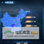 业务分布地图